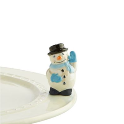 Nora Fleming Frosty Snowman Mini - Borsheims